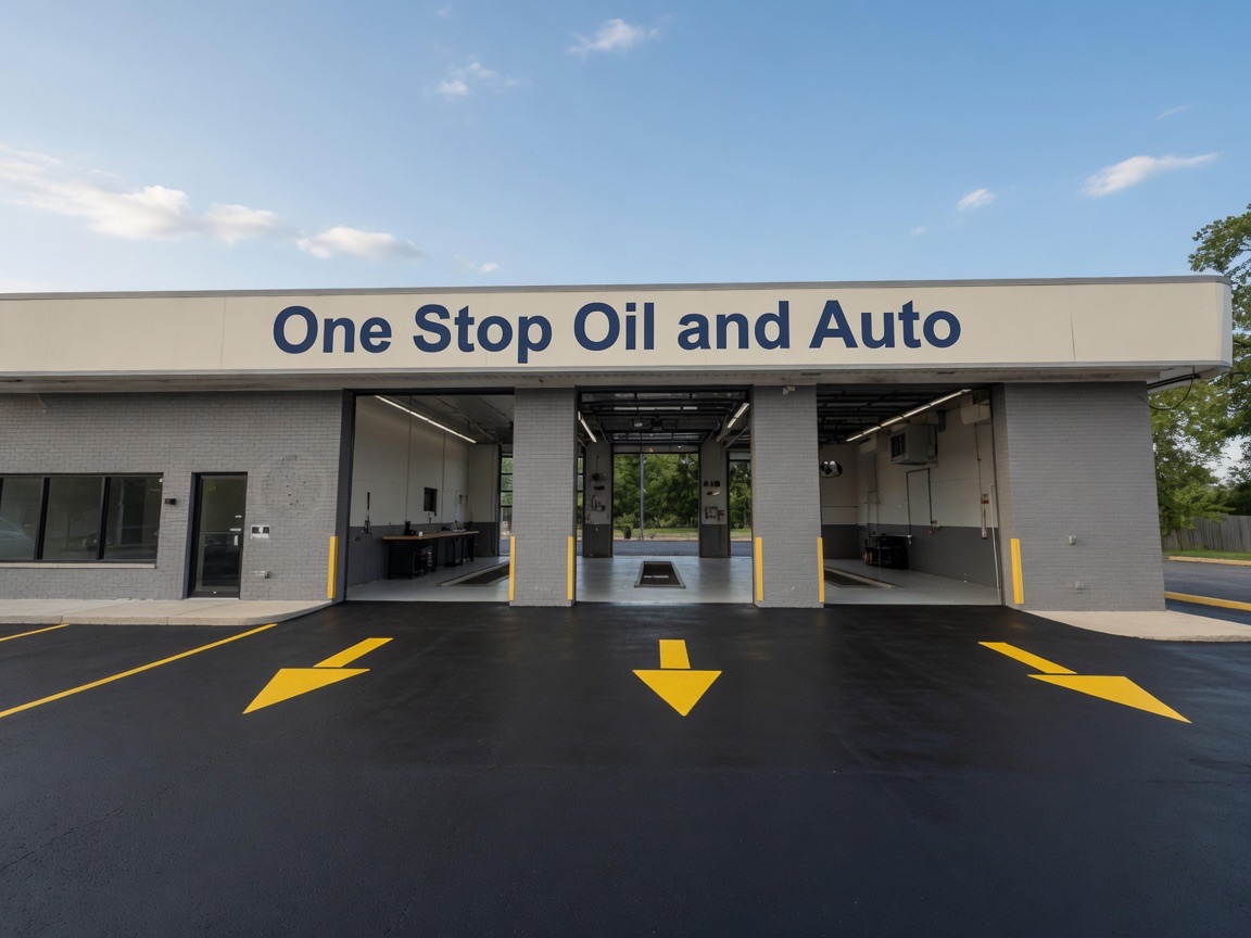 One Stop Oil & Auto storefront in Harvey